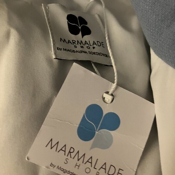 Marmelade Light Blue Zip Front Dress - Picture 6 of 6